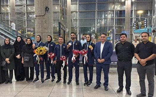 تیم ملی ووشو به ایران بازگشت