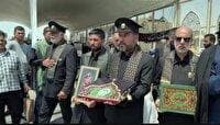 تجلیل خادمان رضوی از ۲ هزار موکب عراقی در مسیر پیاده‌روی اربعین