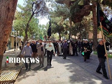 پياده روی جاماندگان اربعین در خراسان شمالی