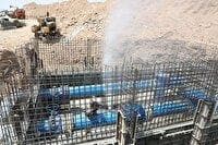 انتقال آب به تصفیه‌خانه مهستان آغاز شد