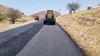 ایان روکش آسفالت راه روستایی دلی باریک شهرستان چرام