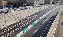 تقاطع غیرهمسطح جنت آباد- آبشناسان به بهره‌برداری رسید