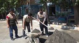 مرمت و تجهیز ۱۰ مدرسه به همت جهادگران نهاوندی