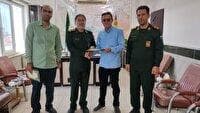 تجلیل از خبرنگار خبرگزاری صداوسیما در شهرستان پلدشت