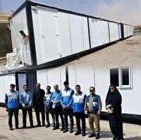 تحویل دو کانکس پیشرفته به پایگاه مراقبت بهداشتی مرزی دوغارون
