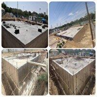 پایان عملیات عمرانی مخزن ۱۵۰۰ مترمکعبی بوستان اندیشه با پیشرفت ۹۸ درصدی