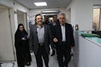 بازدید استاندار قزوین از بخش آنکولوژی کودکان بیمارستان قدس