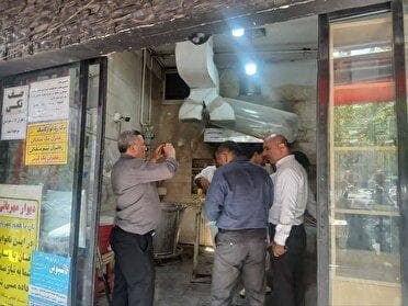 گشت مشترک نظارتی بر نانوایی‌های منطقه ۴ تهران