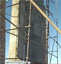 نصب توربین بادی سیمانی در نقطه صفر مرزی ایران و افغانستان