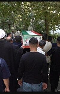 بدرقه پیکر جانباز شهید علیرضا مطلبی تا خانه ابدی