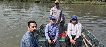 بررسی مشکلات تالاب انزلی در بازدید معاون سازمان حفاظت محیط زیست