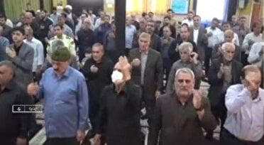 شال عزا بر دوش گوشه، گوشه استان ایلام