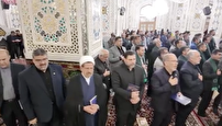 میثاق کارشناسان رسمی دادگستری در حرم رضوی