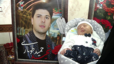 تولد فرزند شهید دفاع مقدس ۱۲ روزه در زنجان