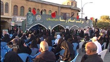 جلوه ای باشکوه از دلدادگی همدانی ها به امام رئوف