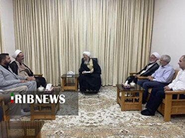 دیدار آیت‌الله دری نجف‌آبادی با آیت‌الله جوادی آملی
