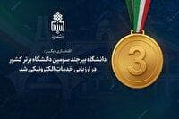دانشگاه بیرجند، سومین دانشگاه برتر کشور در ارزیابی خدمات الکترونیکی