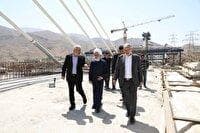 بازدید معاون حقوقی رئیس‌جمهور از طرح کنارگذر شمالی کرج