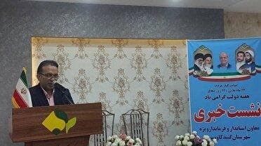افتتاح یا آغاز ساخت ۱۸۴ طرح، هفته دولت در گنبدکاووس