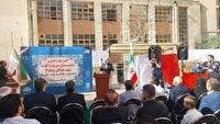 برگزار آئین خشت‌گذاری دبستان خیرساز ۱۵ کلاسه «شهید خداقلی»