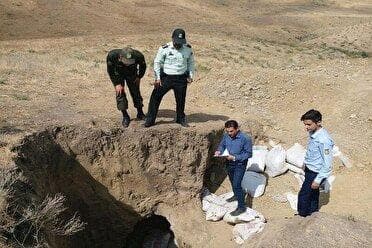 دستگیری سه حفار غیر مجاز در نرماشیر