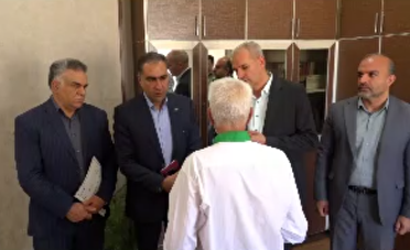 گشودن درب آزادی بر روی یک زندانی ایلامی