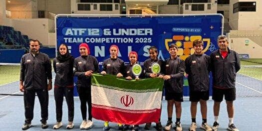 تنیس کمتر از ۱۲ سال آسیا؛ پیروزی دختران ایران مقابل سریلانکا
