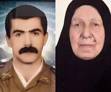درگذشت مادر شهید ساسان محسنی بیگزاده