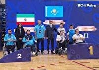 مسابقات بوچیا قزاقستان؛ تیم دوبل ایران نقره‌ای شد