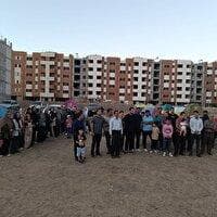 تجمع اعتراضی متقاضیان مسکن ملی در نیشابور