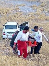 سقوط خودروی در جاده یاسوج_بابامیدان با ۴ مصدوم