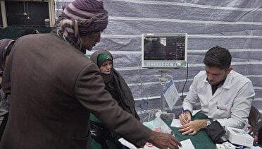 ارائه خدمات رایگان پزشکی در رزمایش جهادی حاجی آباد بیرجند