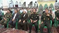 بزرگداشت شهیدان رجایی و باهنر در بقعه شیخ نوایی خوی