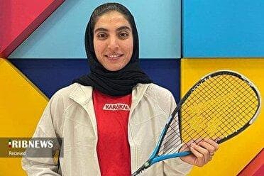 اولین باخت فرشته اقتداری در مسابقات ۱۵ هزار دلاری اسکواش مالزی