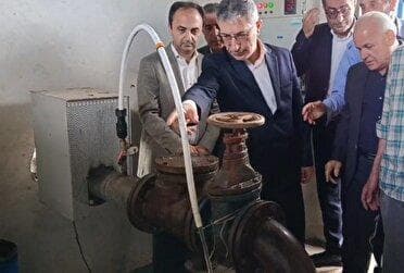 افتتاح ۲ طرح ورزشی و آبرسانی در شهرستان صومعه سرا