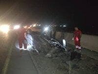 واژگونی خودروی سواری با سه مصدوم در جاده فیروزآباد به کوار