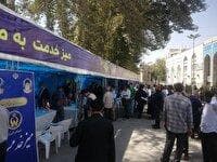 میز خدمت مدیران استان البرز در مصلای کرج برپا شد