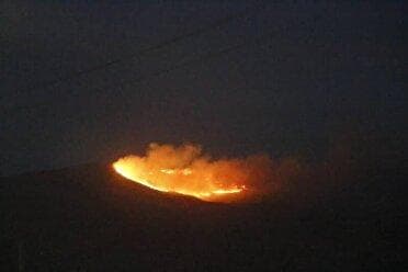 آتش سوزی مراتع روستای دره رشید خانمیرزا