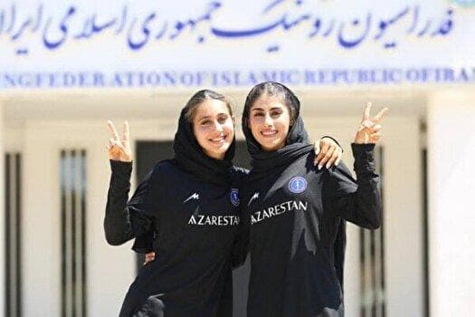 کسب نشان نقره حاج حسینی و ملکی در دونفره