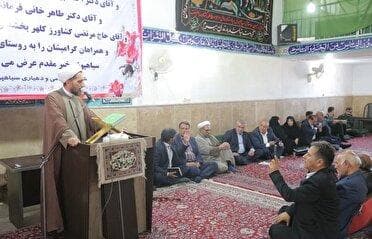 دیدار نماینده ولی فقیه با مردم روستای سیاهپوش