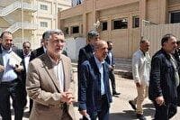 بازدید دکتر ظفرقندی از بیمارستان و شبکه بهداشت و درمان میبد