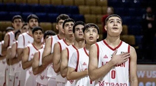 پیروزی مقتدرانه پسران کمتر از ۱۶ سال ایران در نخستین گام از رقابت‌های بسکتبال جام آسیا