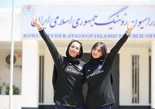 روئینگ قهرمانی آسیا جوانان و زیر ۲۳ سال؛ نشان برنز دختران ایران در دونفره جوانان