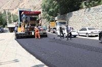 آسفالت‌ریزی محور شکرآبادشهرستان اردل