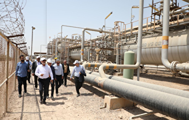 وارد مدار شدن چاه ۳۳ میدان دارخوین برای نخسین بار