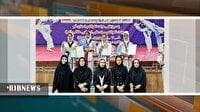 درخشش رزمی کاران دختر قمی در مسابقات تکواندو منطقه ۳ کشور