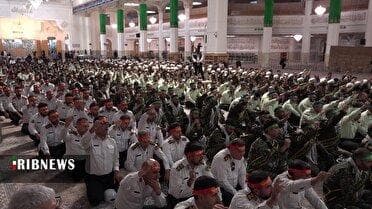 عهد سربازی نیرو‌های نظامی و انتظامی قم با امام زمان (عج)