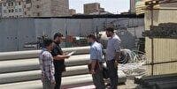 توقیف لوله‌های پلیمری غیراستاندارد در بازار شادآباد تهران