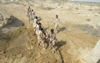 انهدام خط لوله انتقال سوخت قاچاق در سواحل میناب