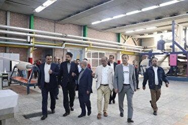واگذاری مالکیت کارخانه نساجی به بانک ملی ایران
